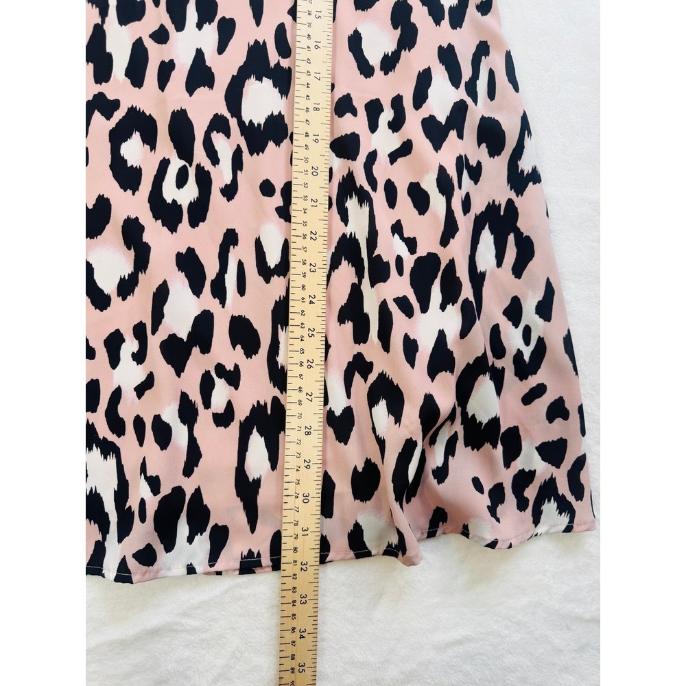 Peach‎ Love California Pink Leopard Minidress Camisole Tank Top Made in USA - Picture 3 of 7